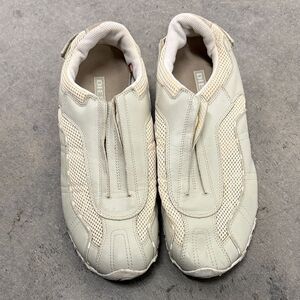 Diesel Beige Slip-On Sneakers